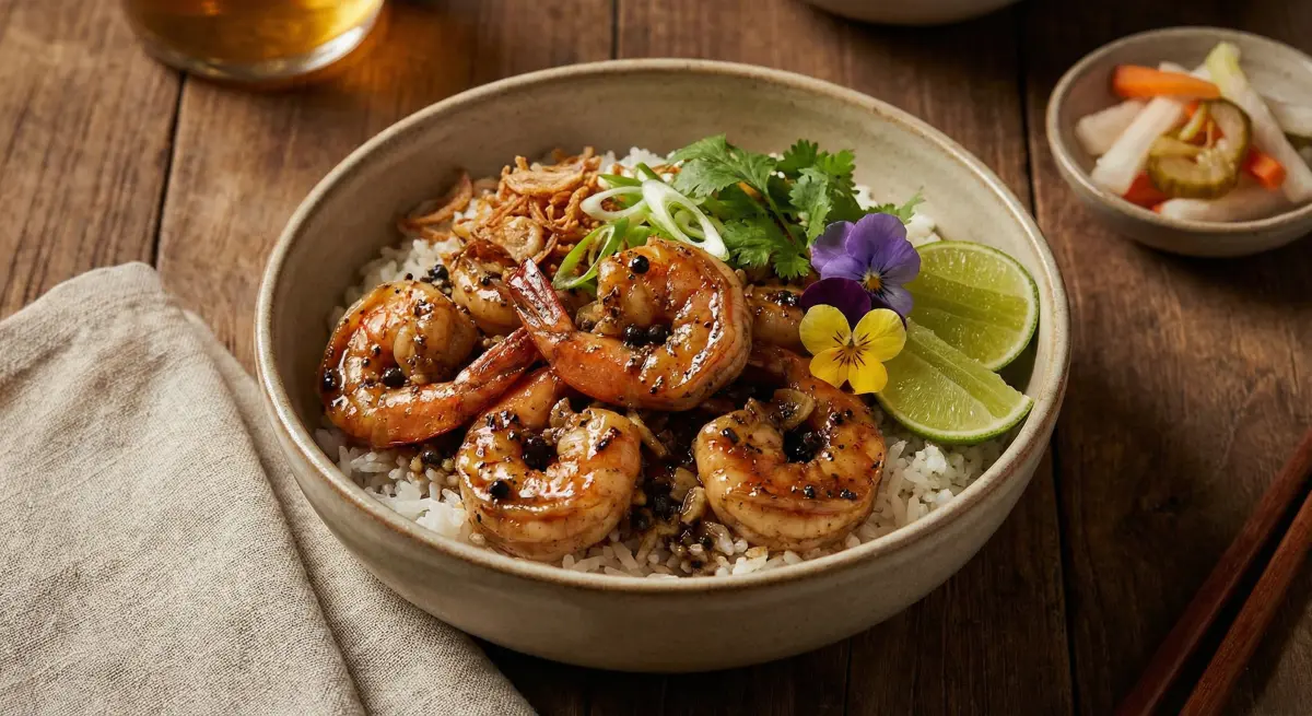 黑椒虾仁盖饭 - 成人视频 海鲜系列